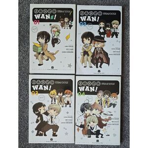 Bungo Stray Dogs Wan! Manga Set Vol. 1–4 | Like New | Complete Starter Bundle